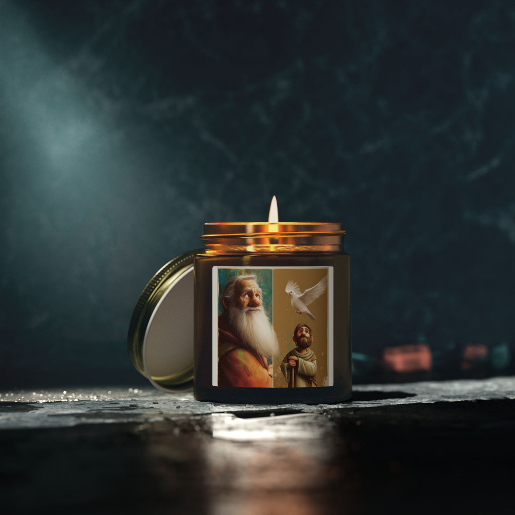 Coconut Apricot Scented Candle (4oz or 9oz) — Several Aromas and Unscented, Trinity Label