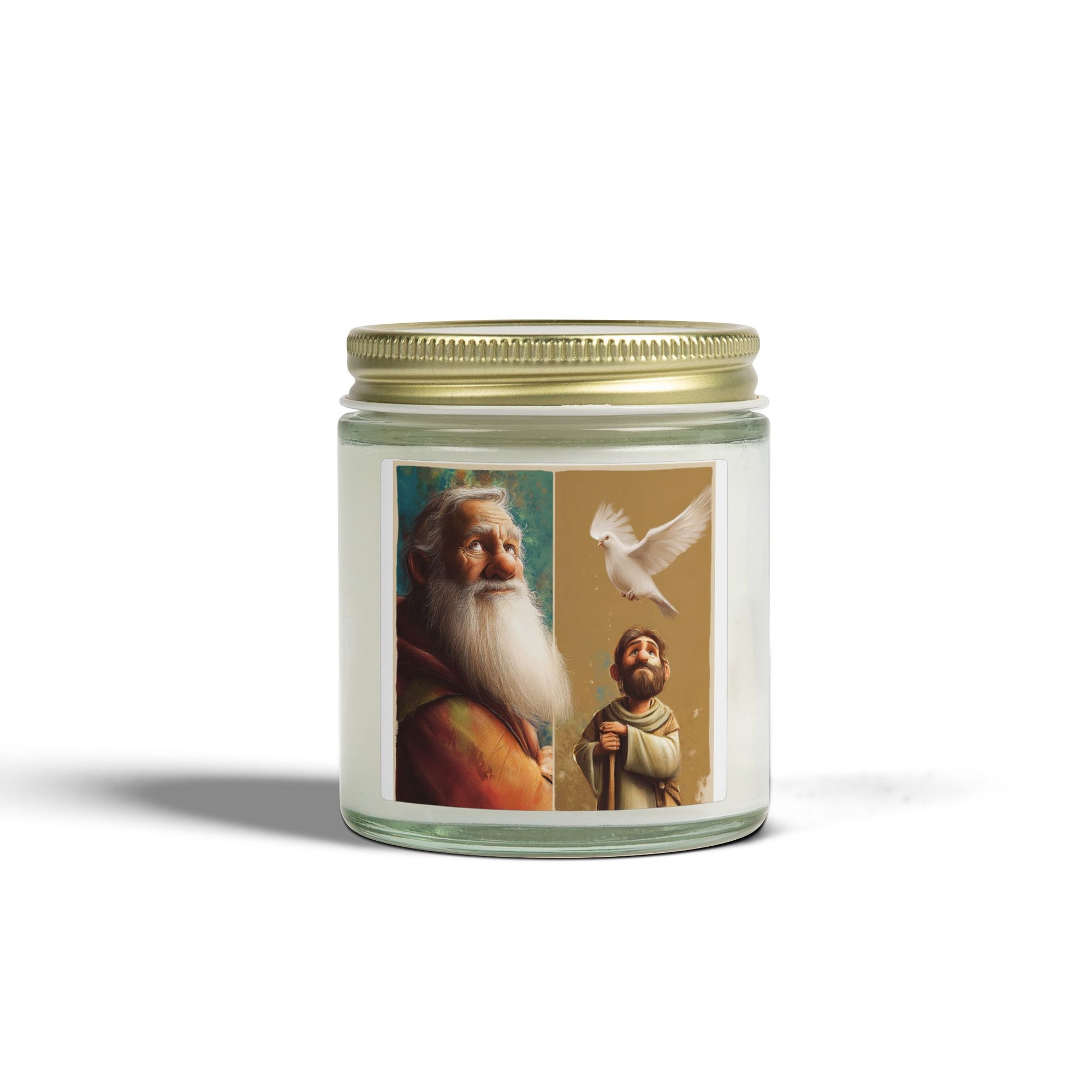 Coconut Apricot Scented Candle (4oz or 9oz) — Several Aromas and Unscented, Trinity Label