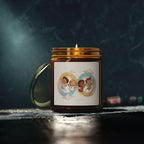 Coconut Apricot Scented Candle (4oz or 9oz) — Several Scents & Unscented, Cute Flying Kids Label