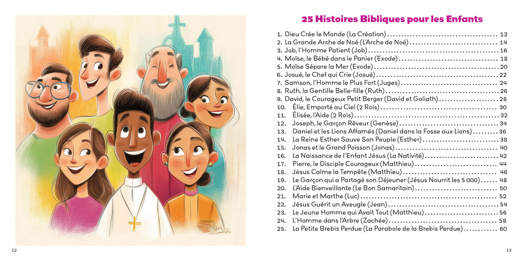 25 Trilingual Bible Stories for Toddlers. Paperback & Hardcover (English, Spanish, and French Edition)